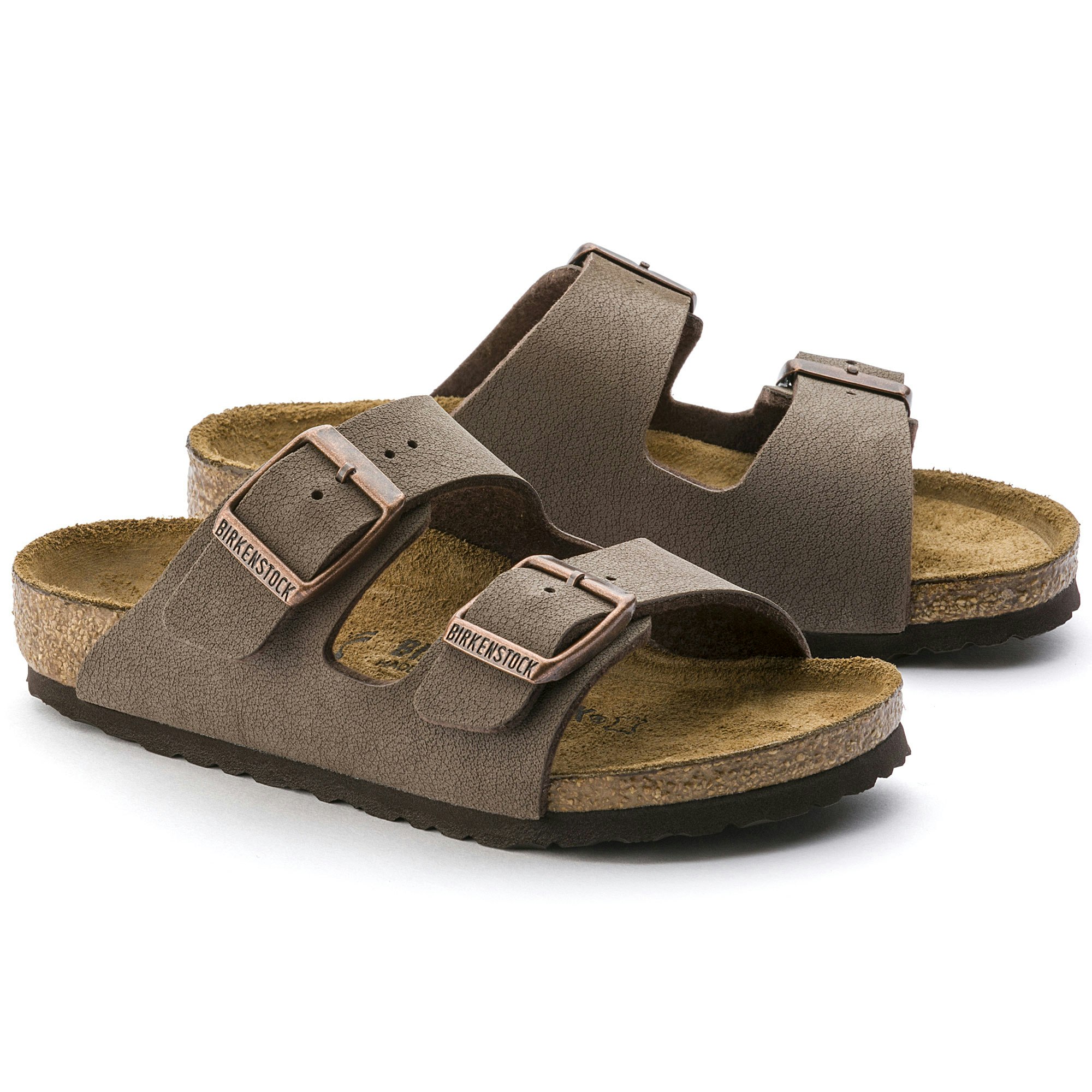 Birkenstock - ARIZONA BIRKO-FLOR NUBUCK (Mocha)