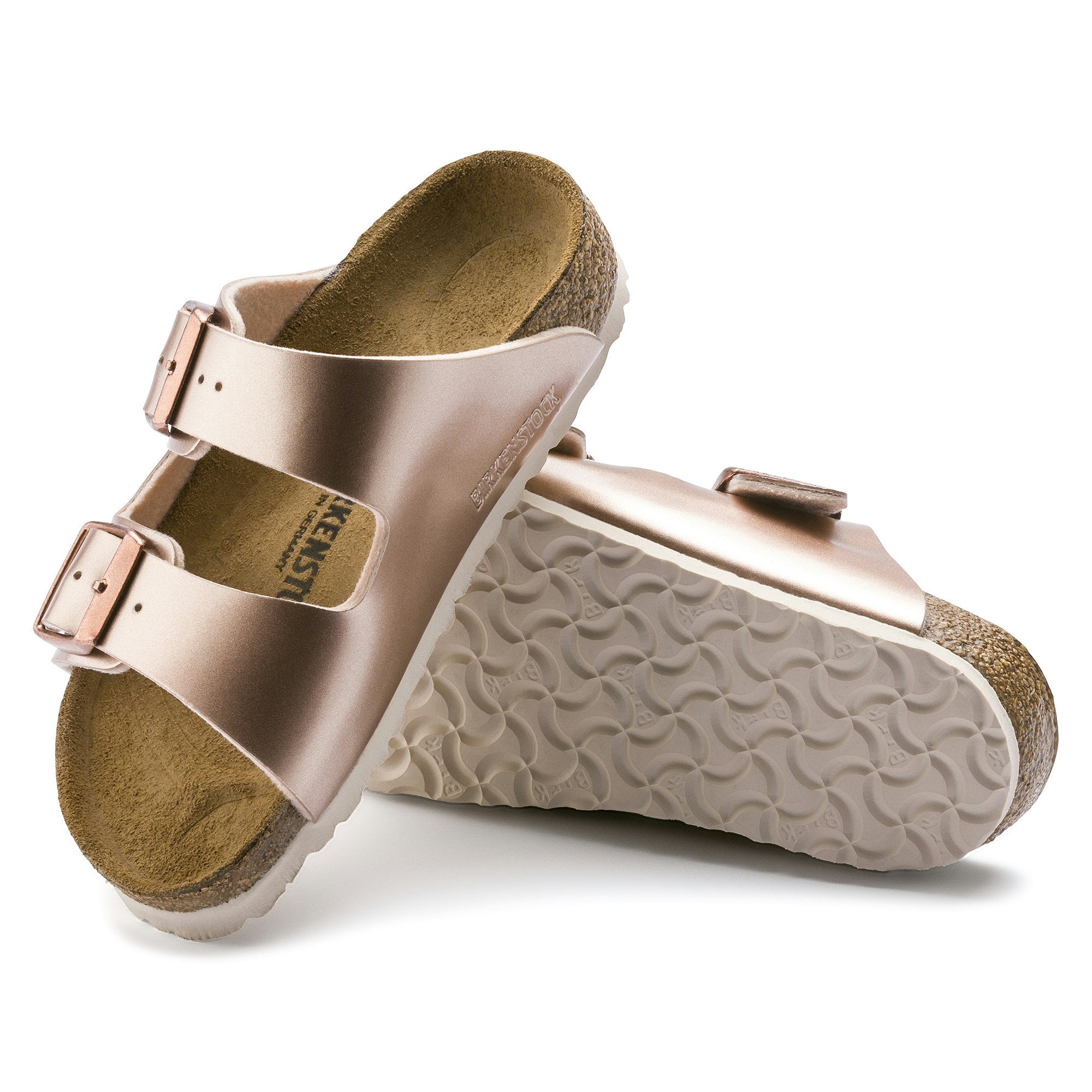 Birkenstock - ARIZONA BIRKO-FLOR (Electric Metallic Cooper)