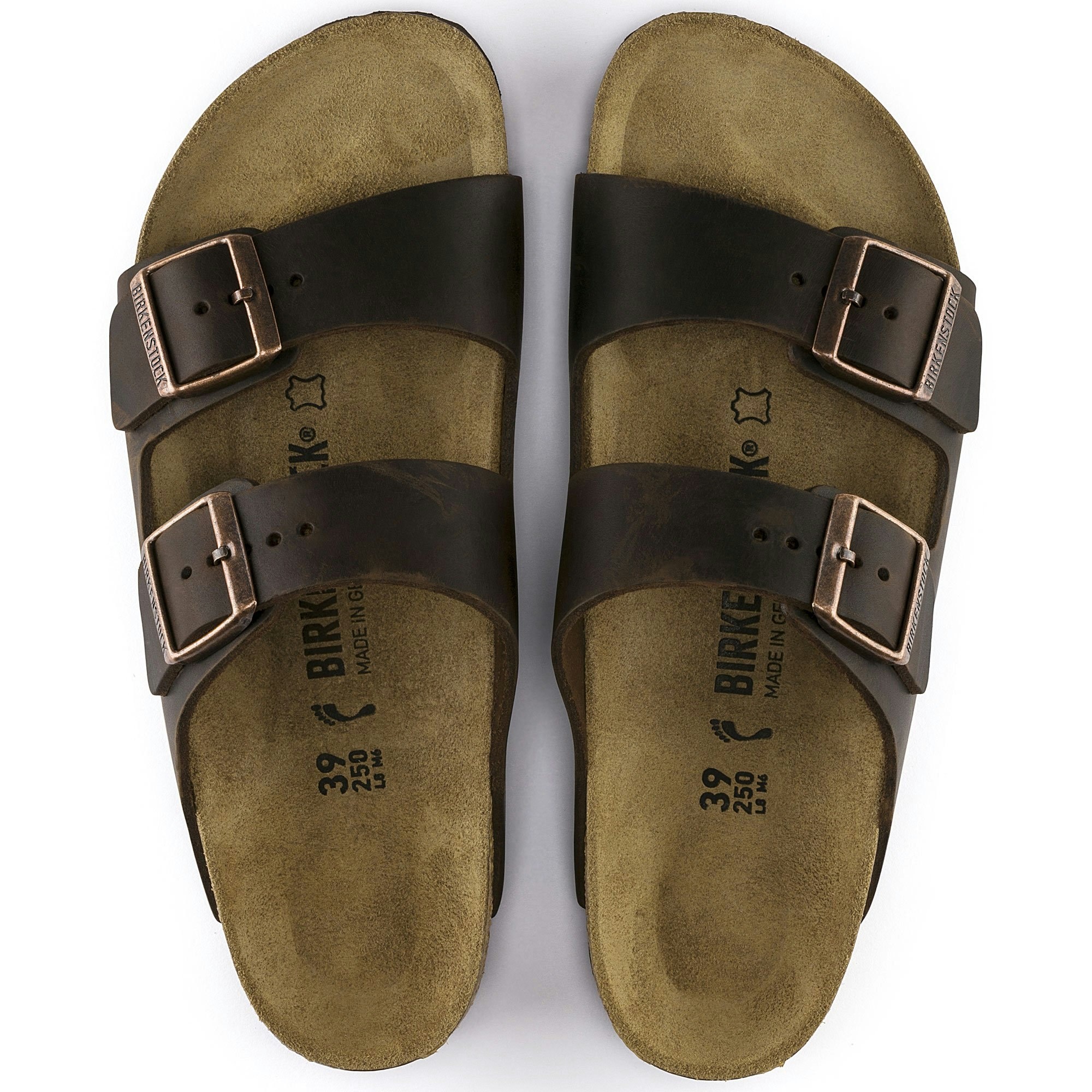 Birkenstock - Arizona Oiled Leather, Regular (Habana)