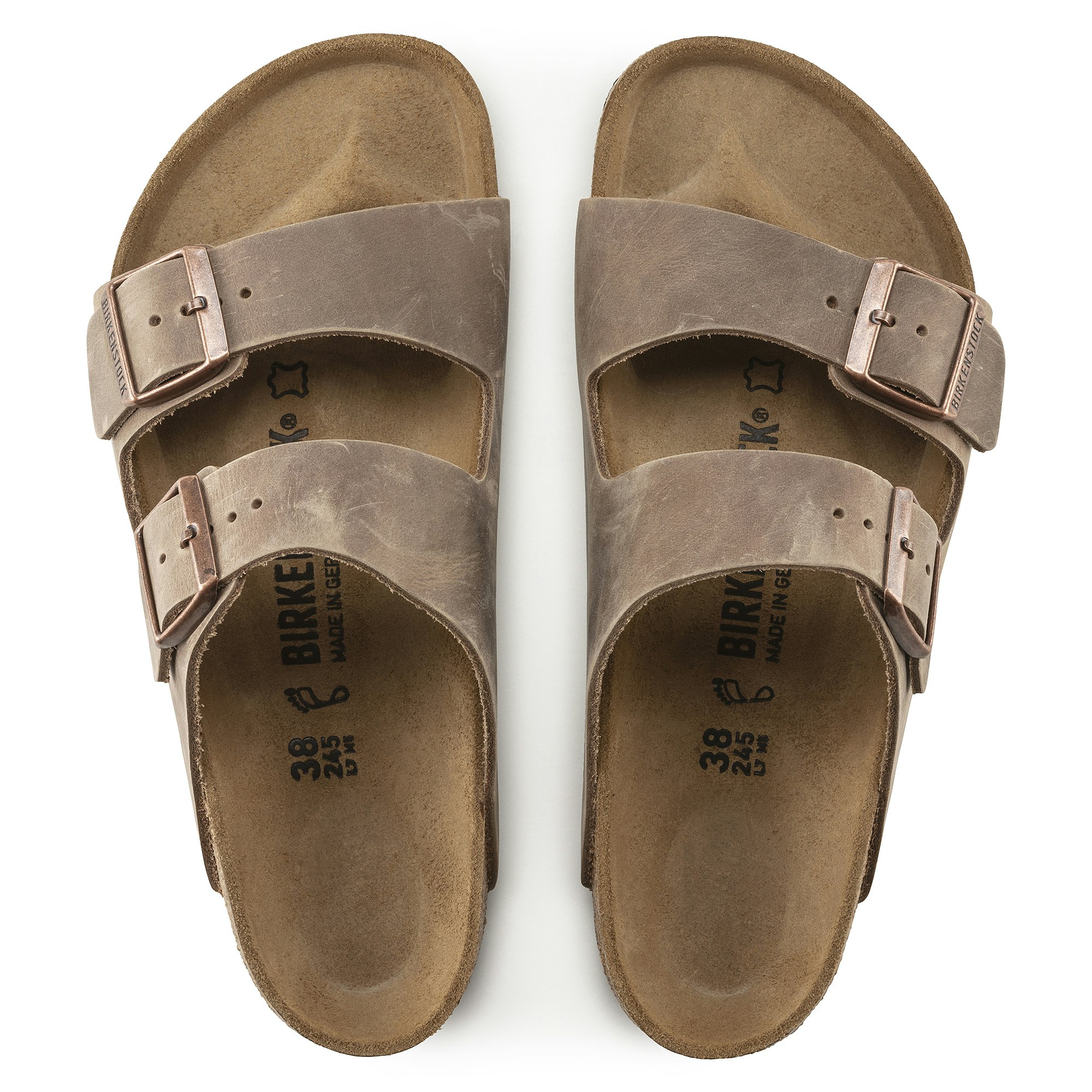 Birkenstock - Arizona Oiled Lether Narrow (Tabacco Brown)