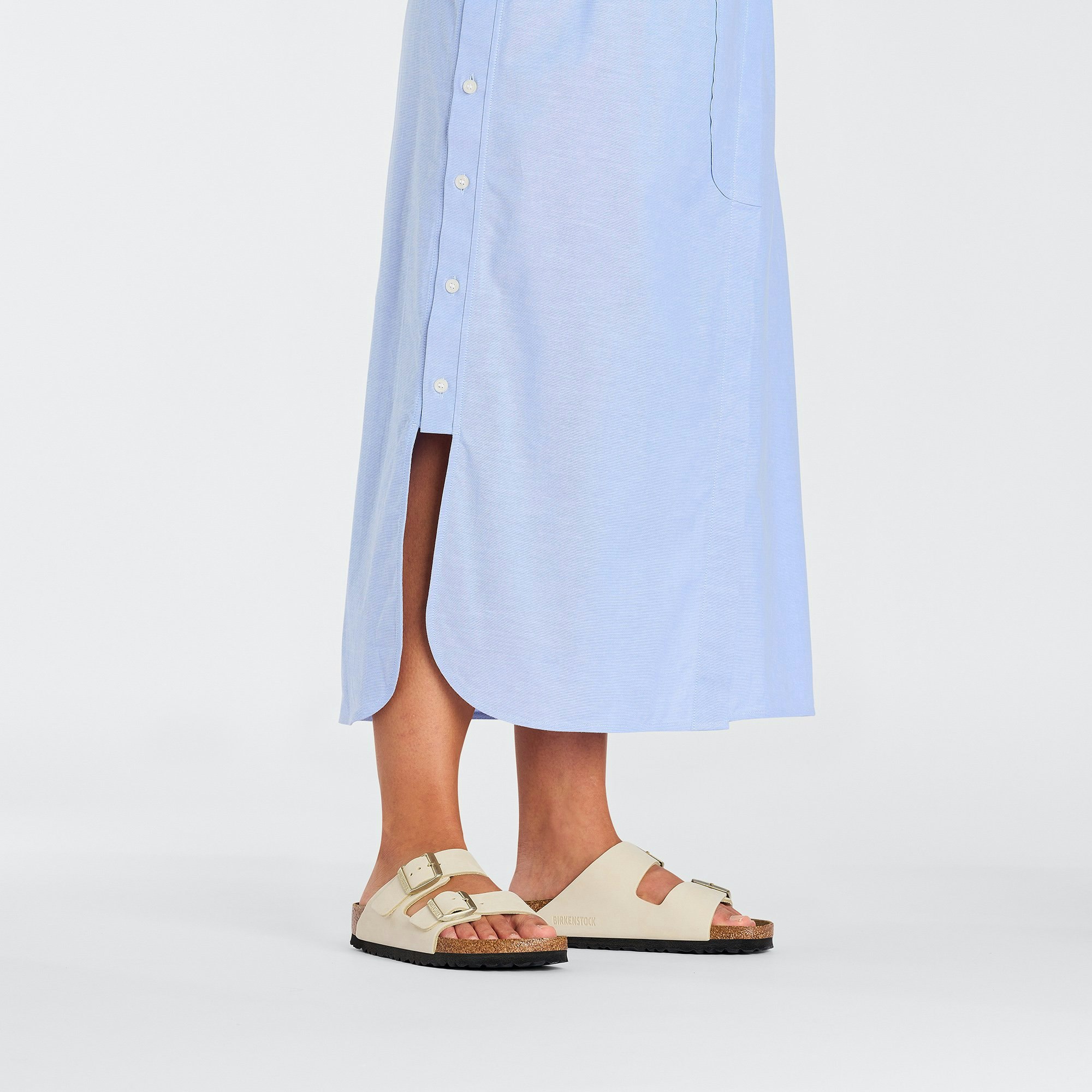 Birkenstock - Arizona Nubuck Lether Narrow (Ecru)