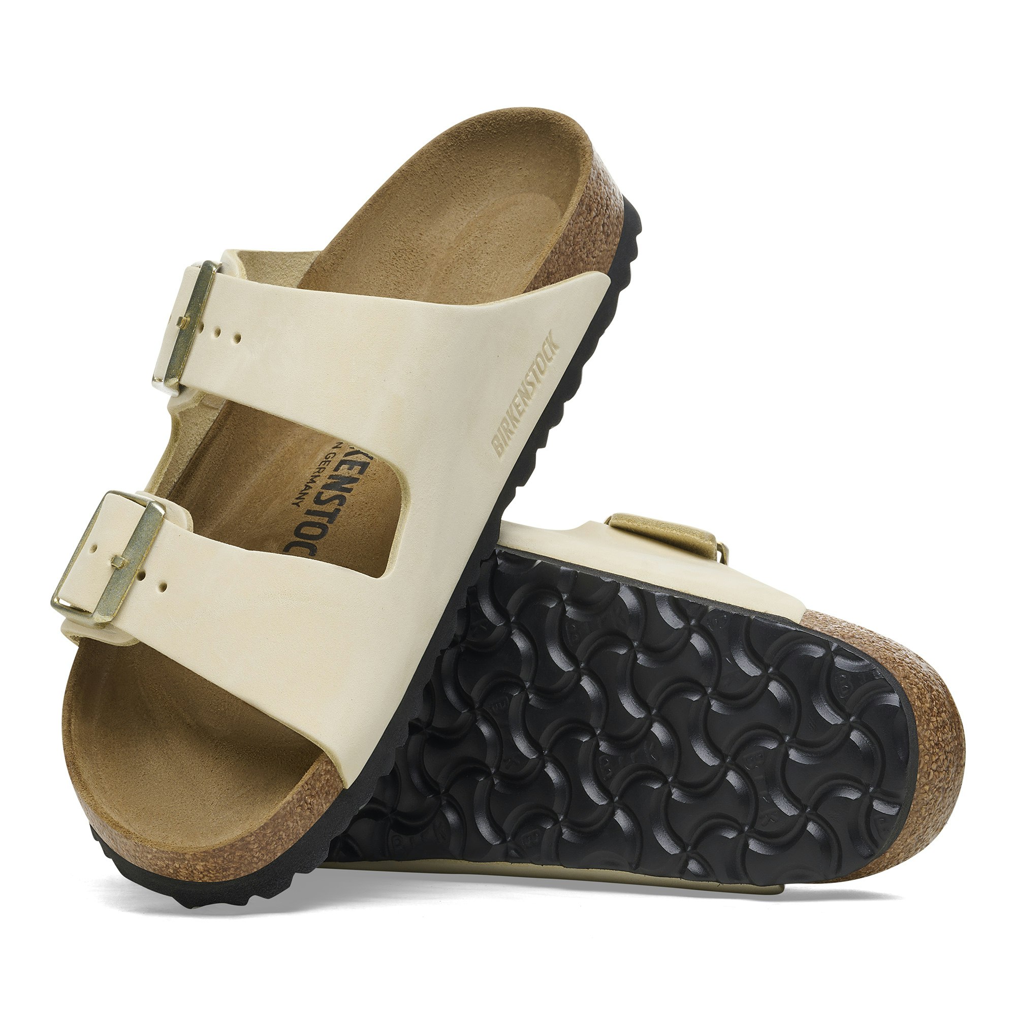 Birkenstock - Arizona Nubuck Lether Narrow (Ecru)