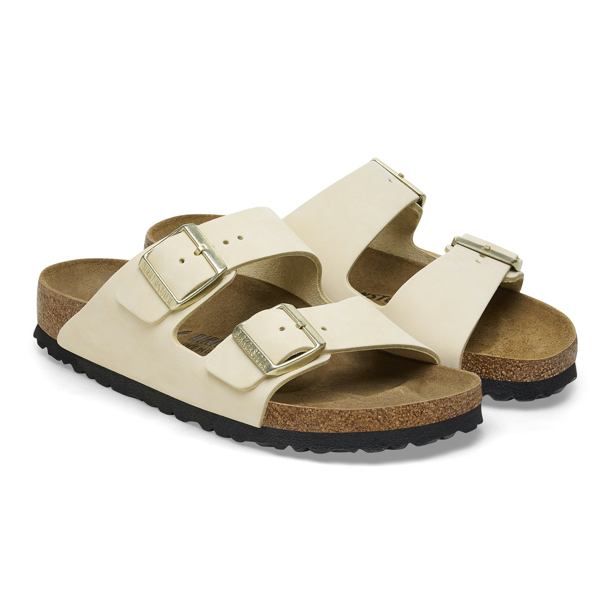 Birkenstock - Arizona Nubuck Lether Narrow (Ecru)