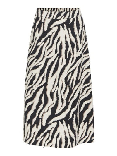 Object - OBJJACIRA MW SKIRT (Sandshell Black/ Fossil Zebra)