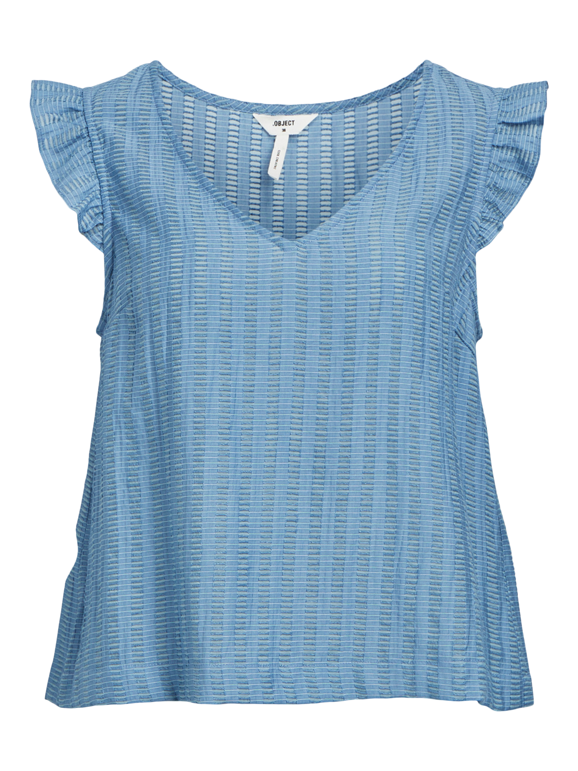 Object - OBJAMANDA RE S/L TOP (Dk Denim)