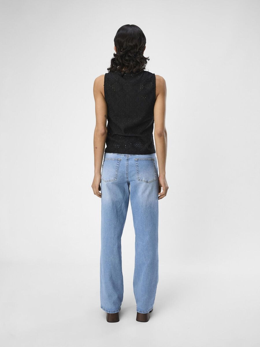 Object - OBJFEODORA RE TANK TOP (Black)