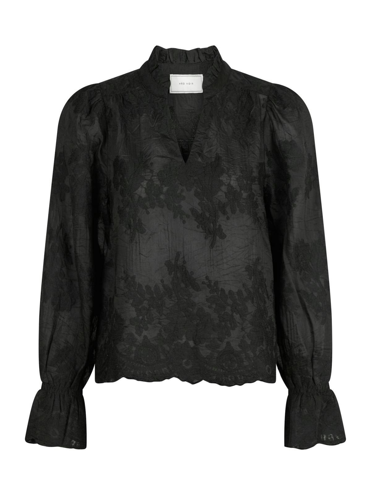 Neo Noir - Amara Big Embroidery Blouse (Black)