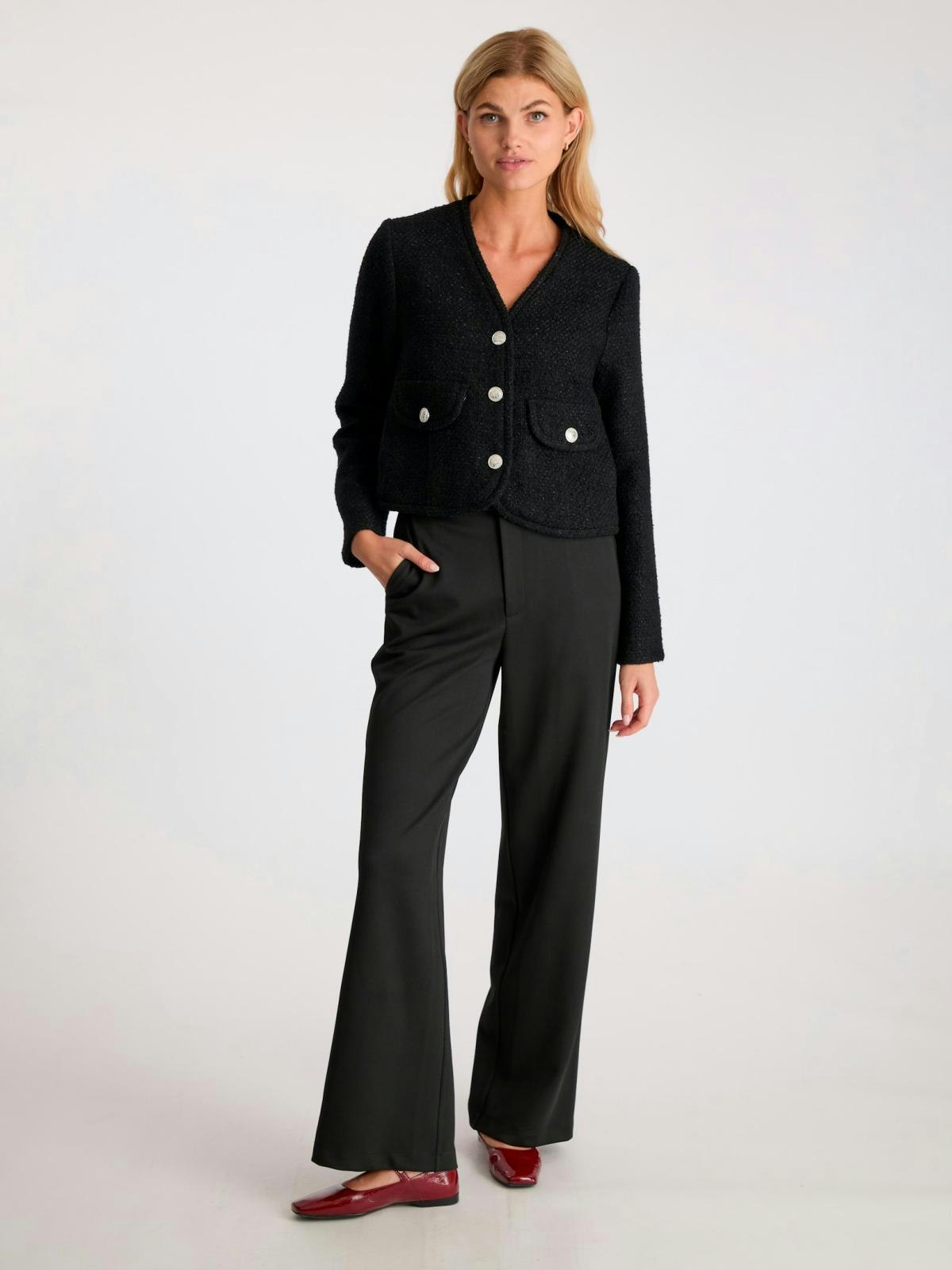 Neo Noir - Manua Boucle Jacket (Black)