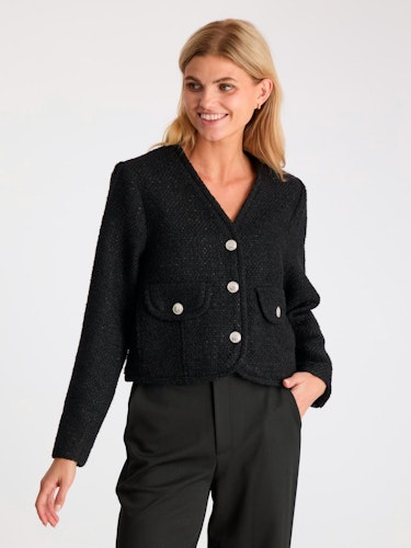 Neo Noir - Manua Boucle Jacket (Black)
