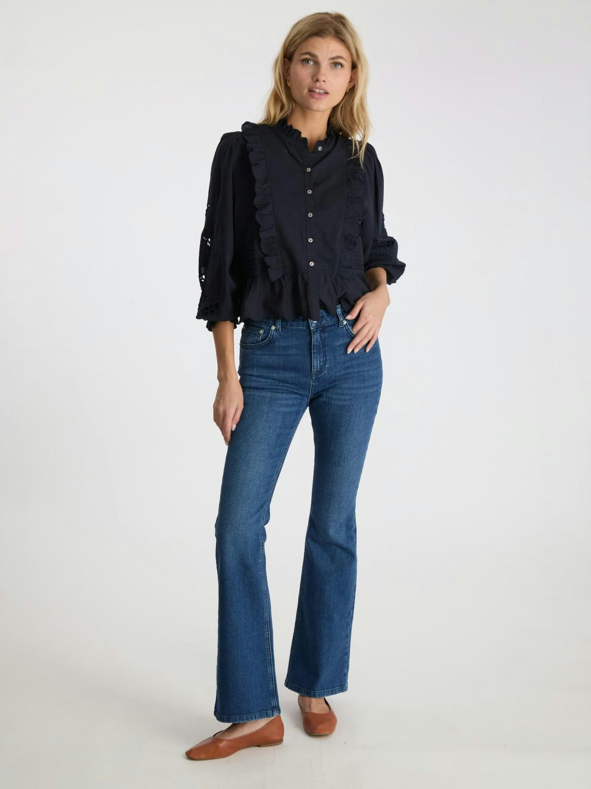 Neo Noir - Georgina Denim Pants (Blue)