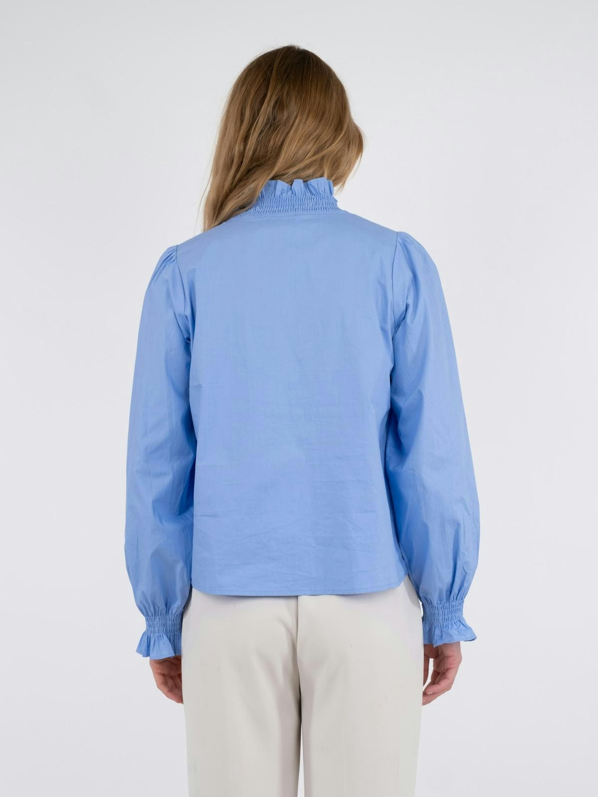 Neo Noir - Brielle Solid Shirt (Sky Blue)