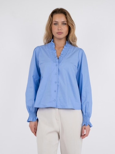 Neo Noir - Brielle Solid Shirt (Sky Blue)