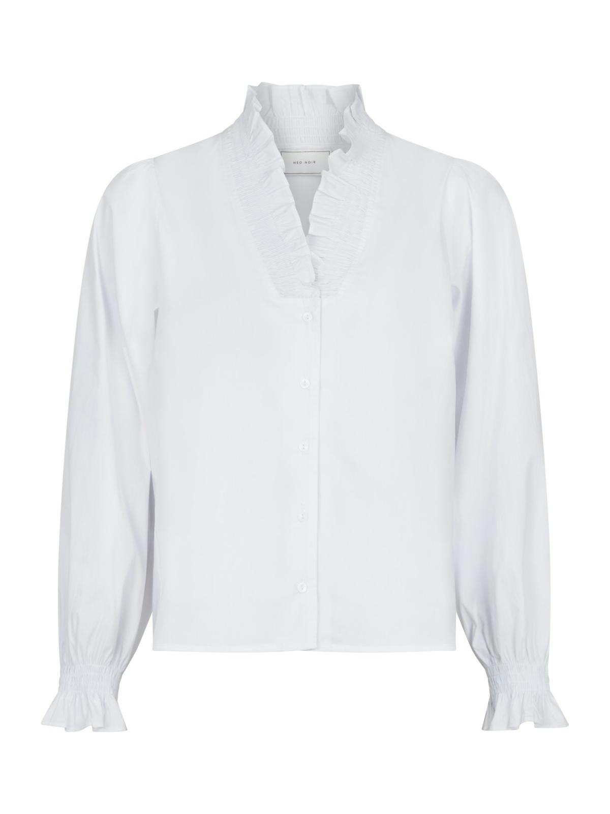 Neo Noir - Brielle Solid Shirt (White)