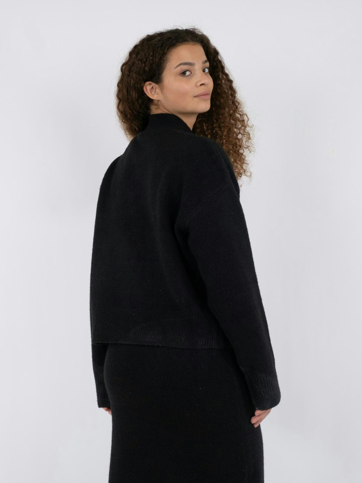 Neo Noir - Paulina Knit Blouse (Black)