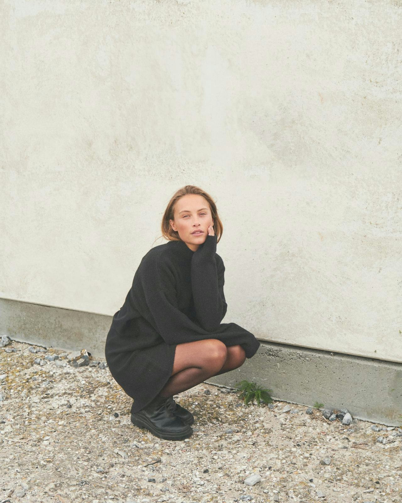 Neo Noir - Paulina Knit Blouse (Black)