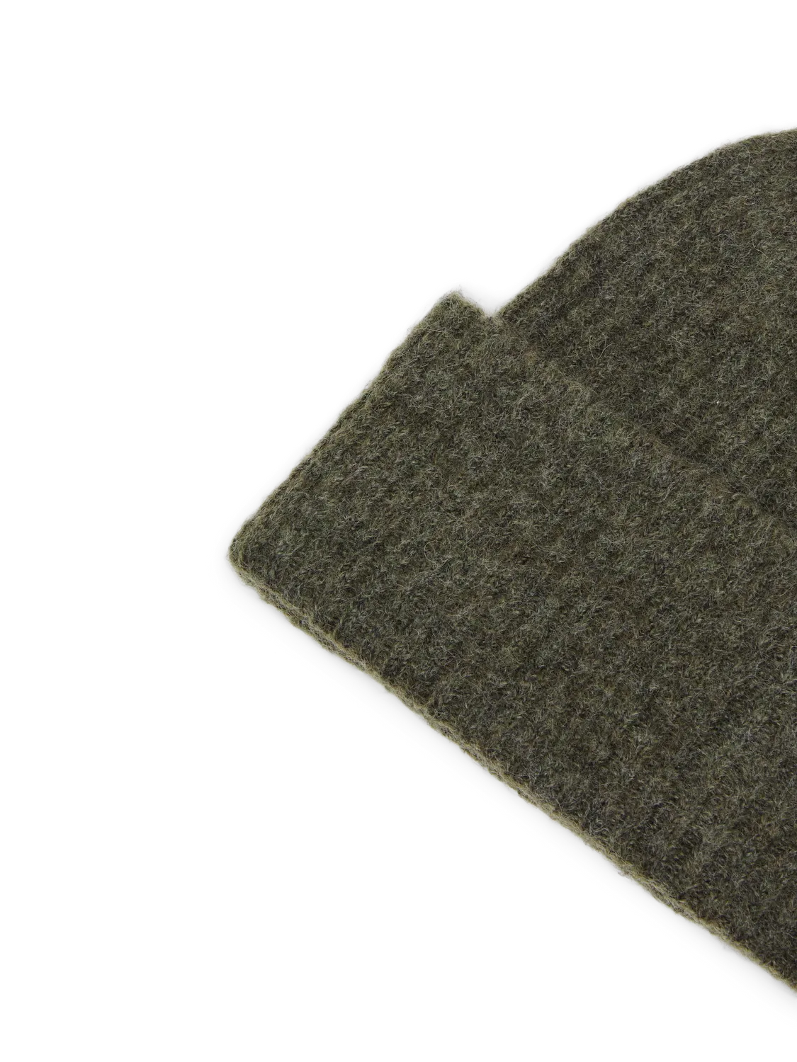 Selected Femme - SLFMALINE LANO KNIT BEANIE NOOS (Kalamata  MELANGE)