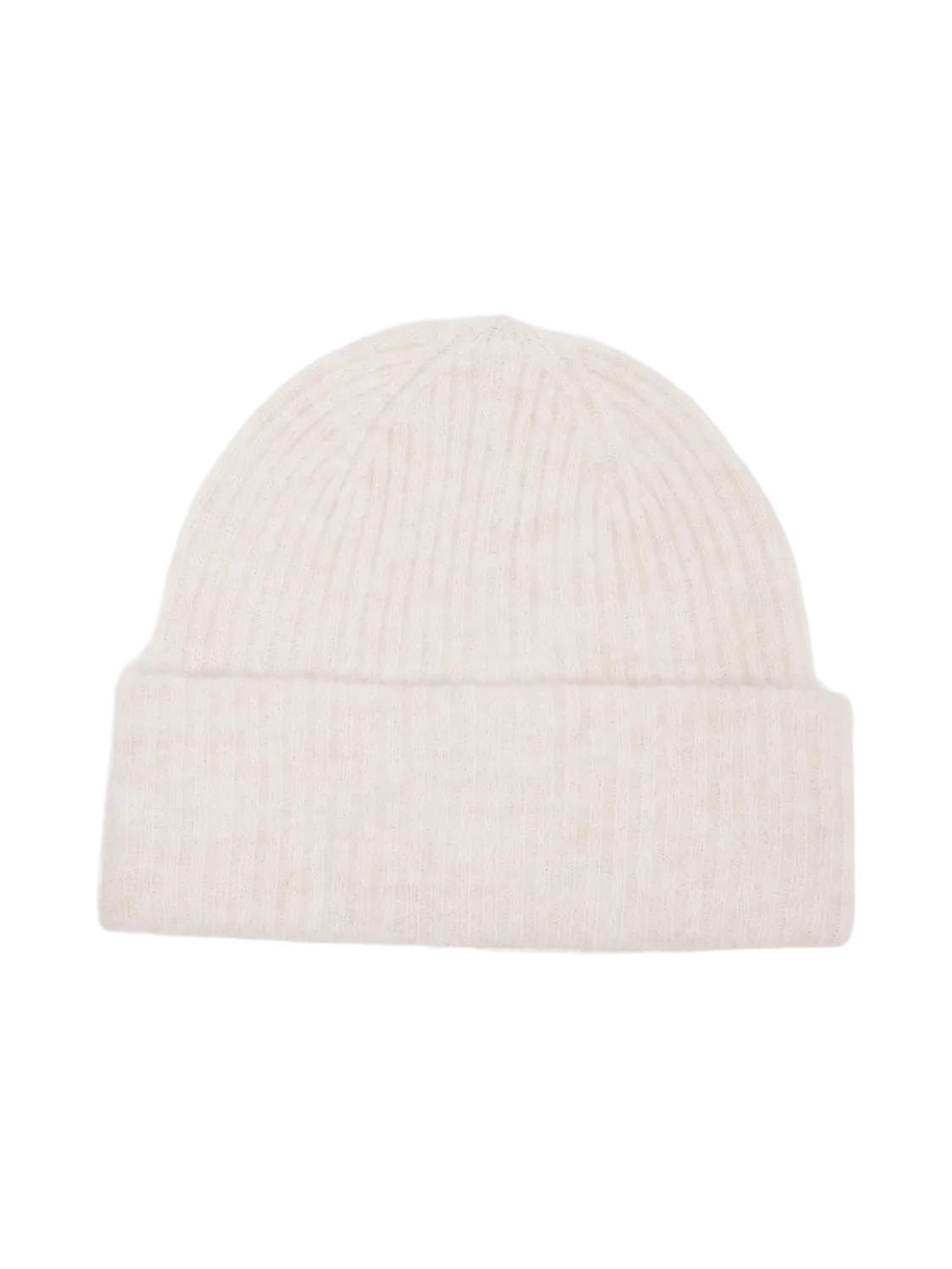 Selected Femme - SLFMALINE LANO KNIT BEANIE NOOS (Birch MELANGE)