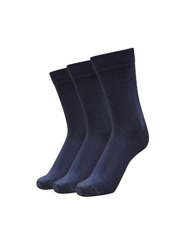 Selected Homme - SLH3-PACK COTTON SOCK NOOS (Navy)