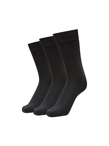 Selected Homme - SLH3-PACK COTTON SOCK NOOS (Black)