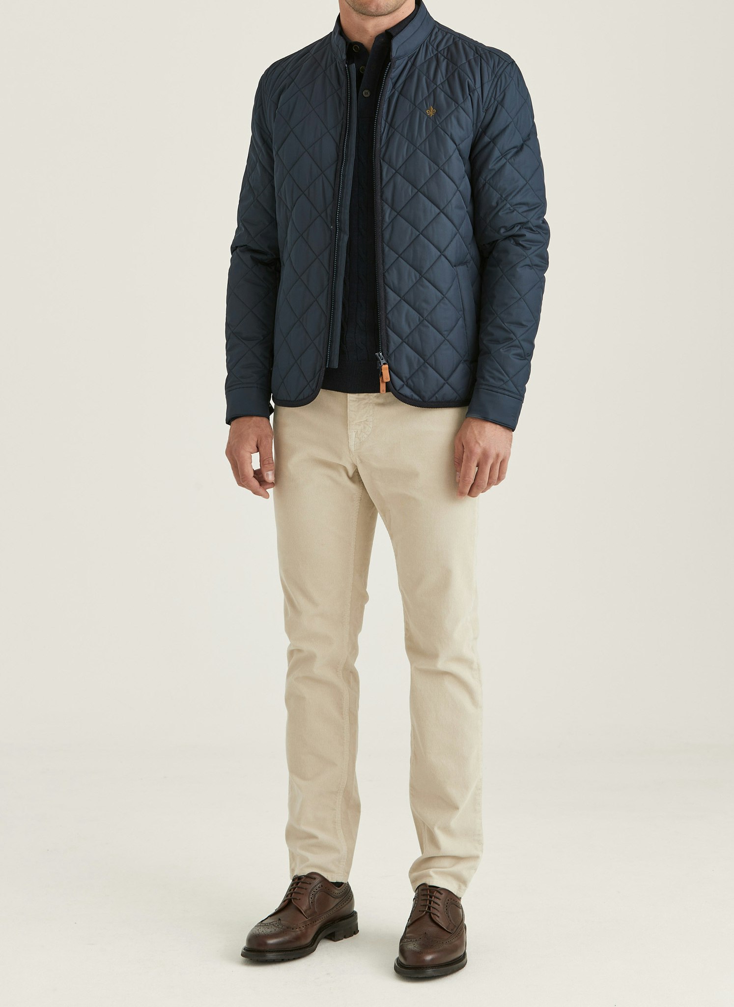 Morris - Teddy Quilted Jacket (Old Blue)
