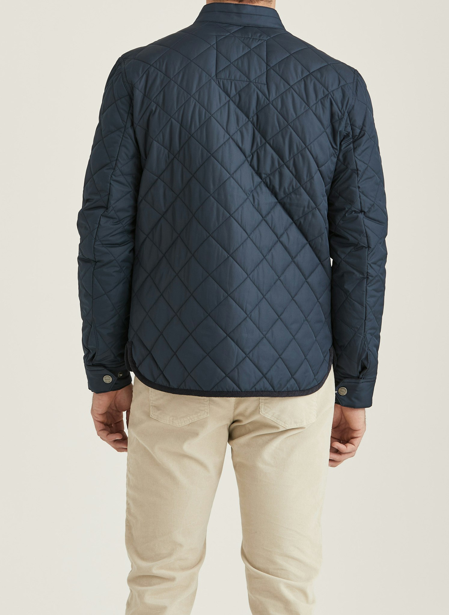 Morris - Teddy Quilted Jacket (Old Blue)