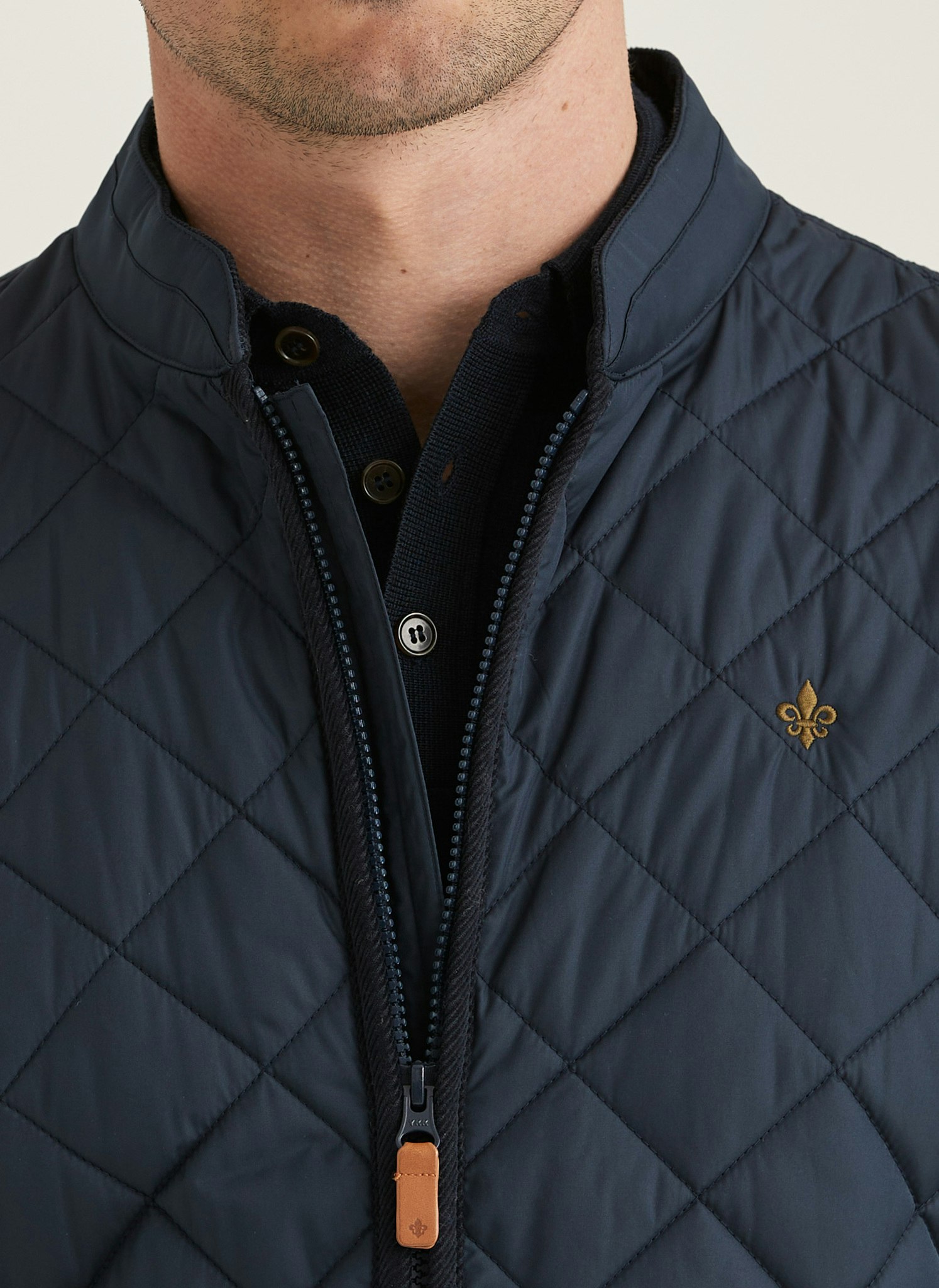 Morris - Teddy Quilted Jacket (Old Blue)