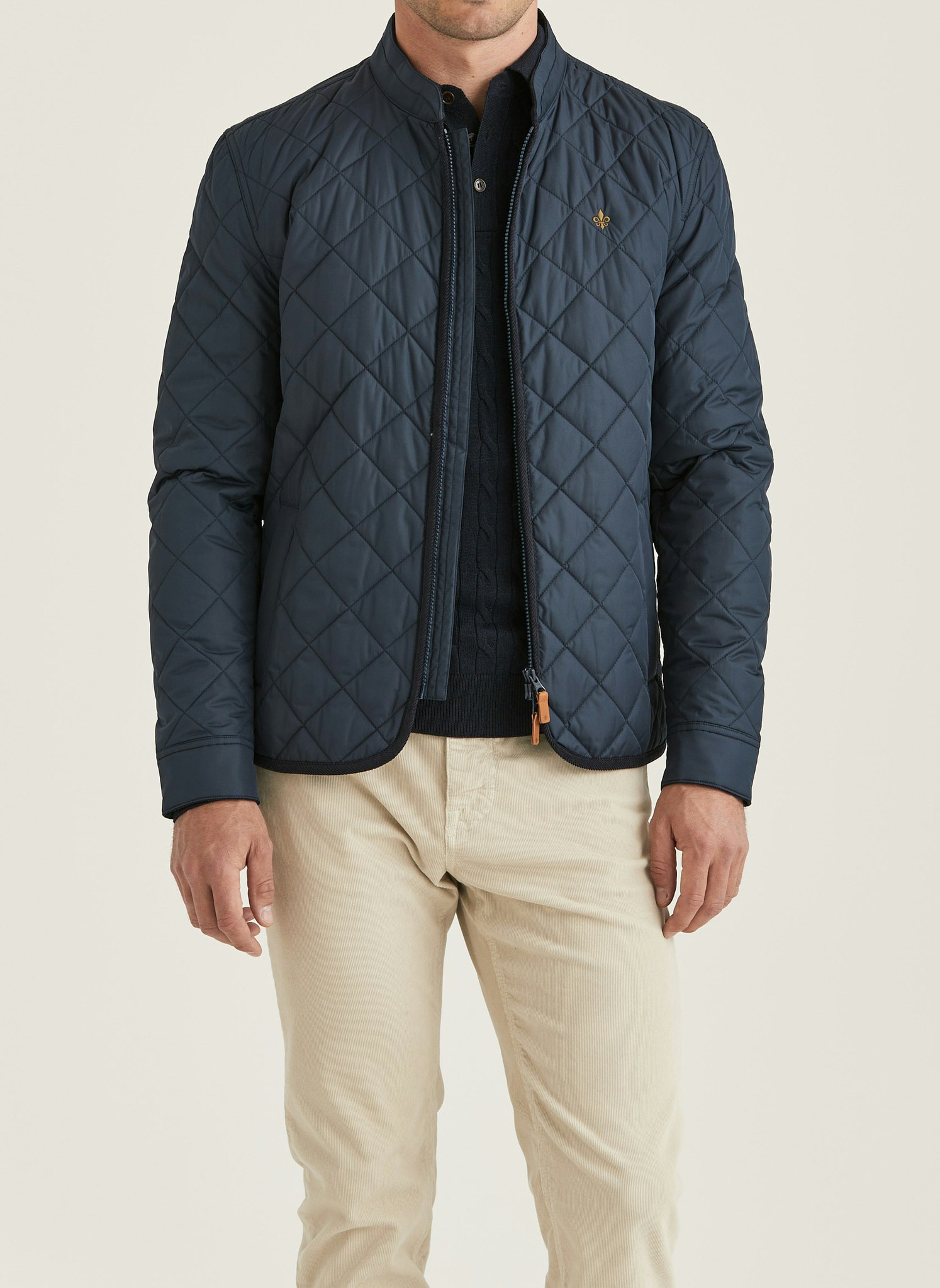 Morris - Teddy Quilted Jacket (Old Blue)
