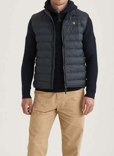Morris - Norfolk Liner Vest (Blue)
