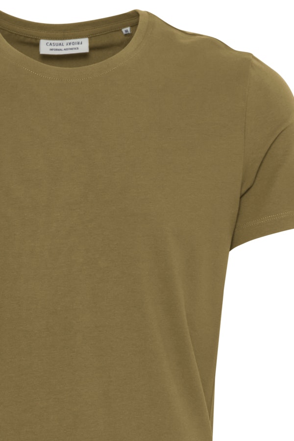 Casual Friday - CFDAVIDE crew neck tee (Olive)