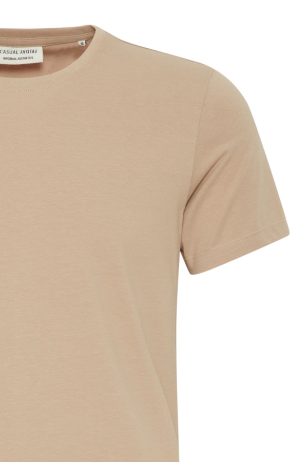 Casual Friday - CFDAVIDE crew neck tee (Beige)