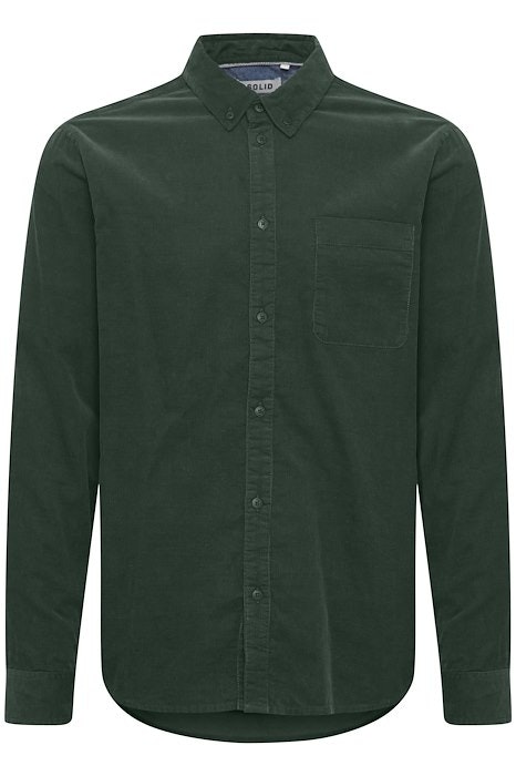 !Solid - SDJUAN LS CORDUROY Shirt (Green)