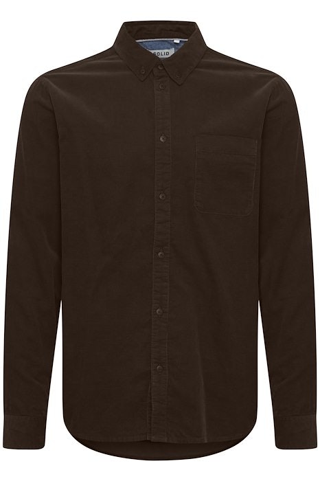 !Solid - SDJUAN LS CORDUROY Shirt (Brown)