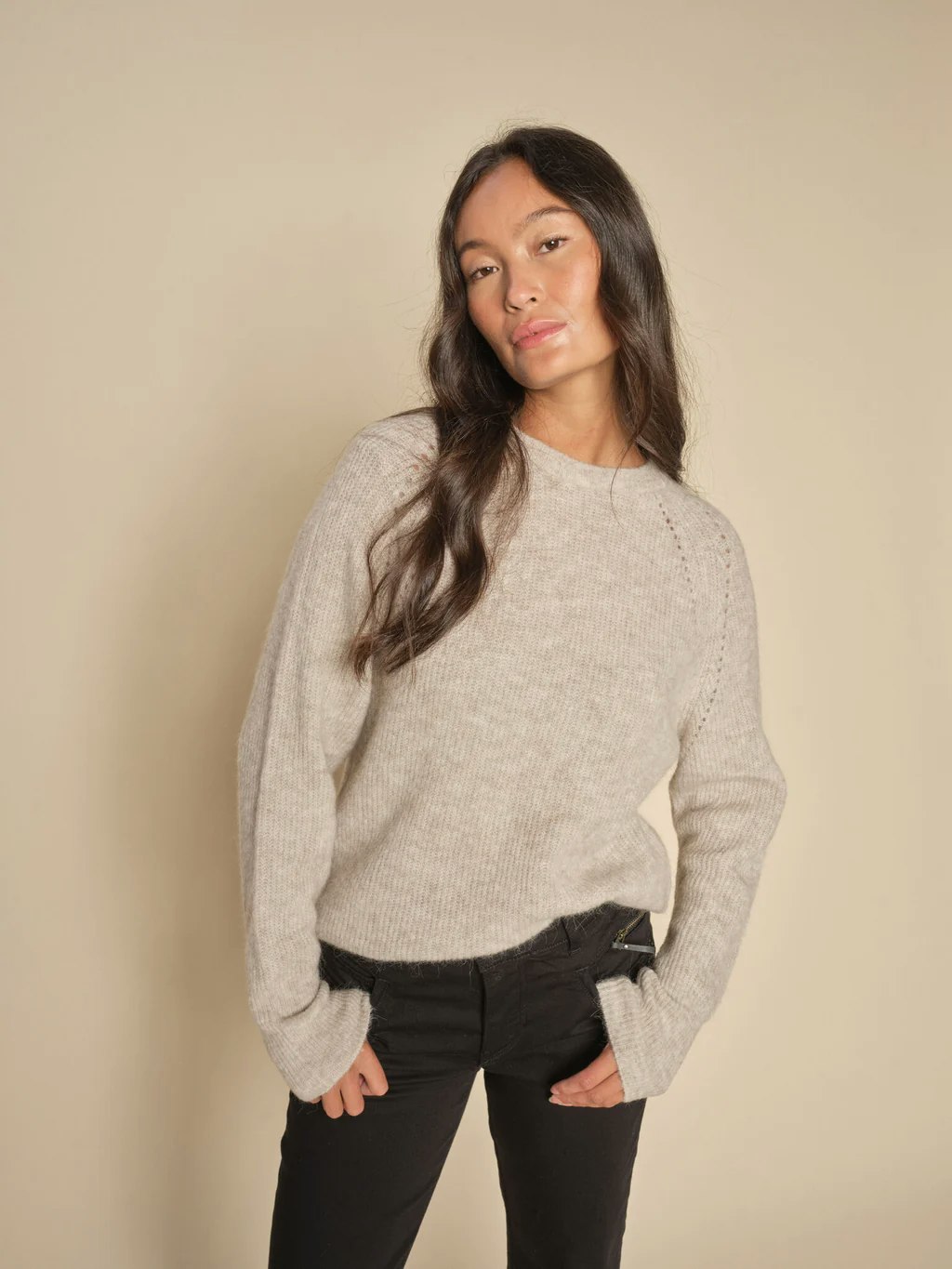 Mos Mosh - MMTammy Thora Knit (Feather Gray)