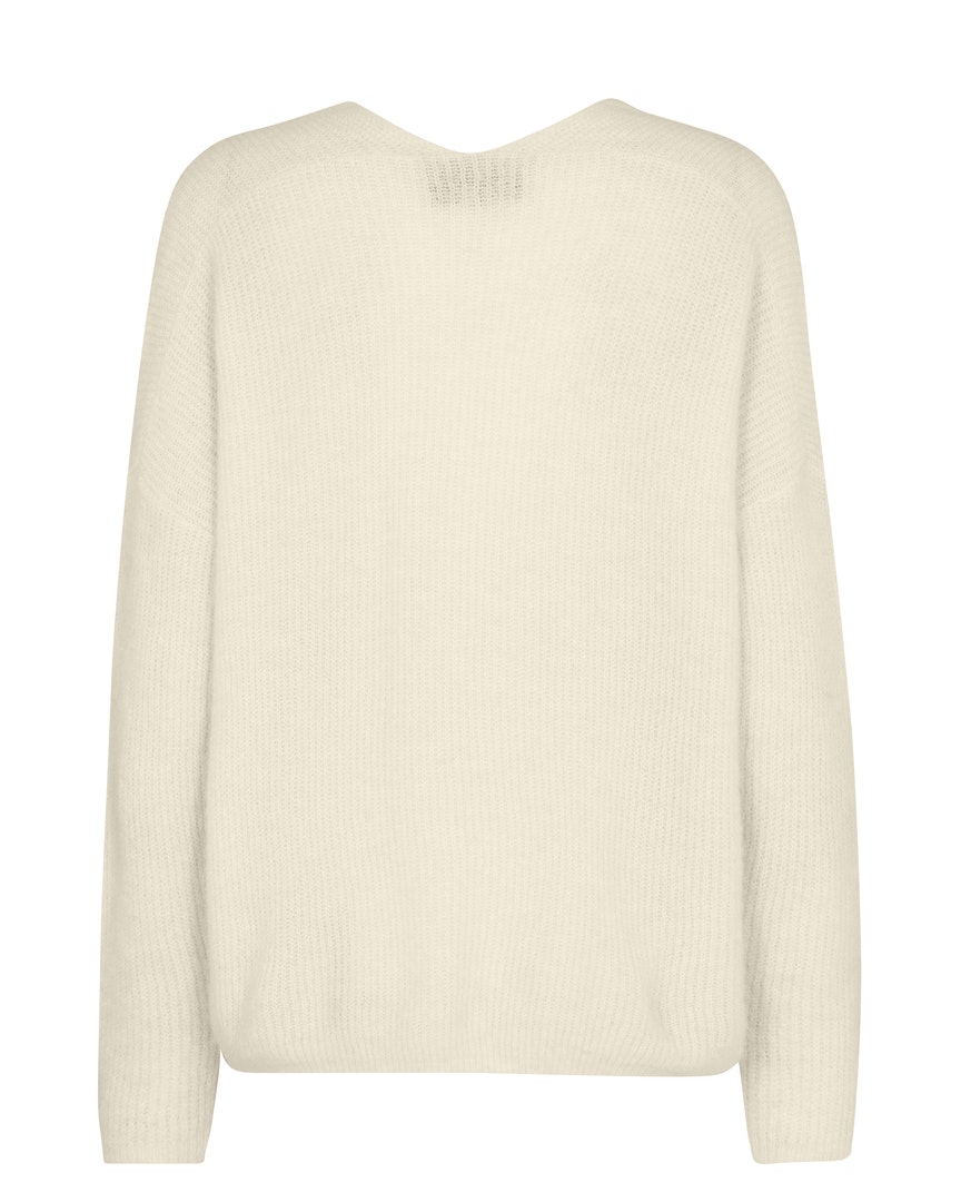 Mos Mosh - MMThora V-Neck Knit (Ecru)