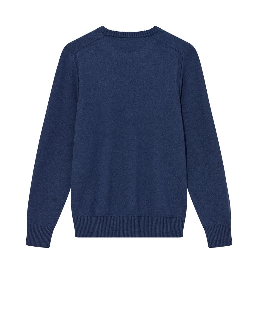 Mos Mosh Gallery - MMGJake Crew Neck Knit (Indigo Blue)