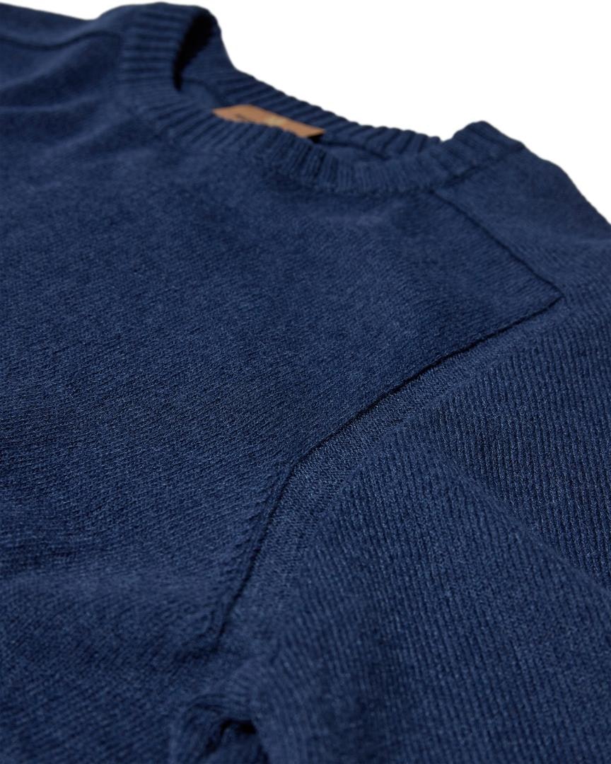 Mos Mosh Gallery - MMGJake Crew Neck Knit (Indigo Blue)
