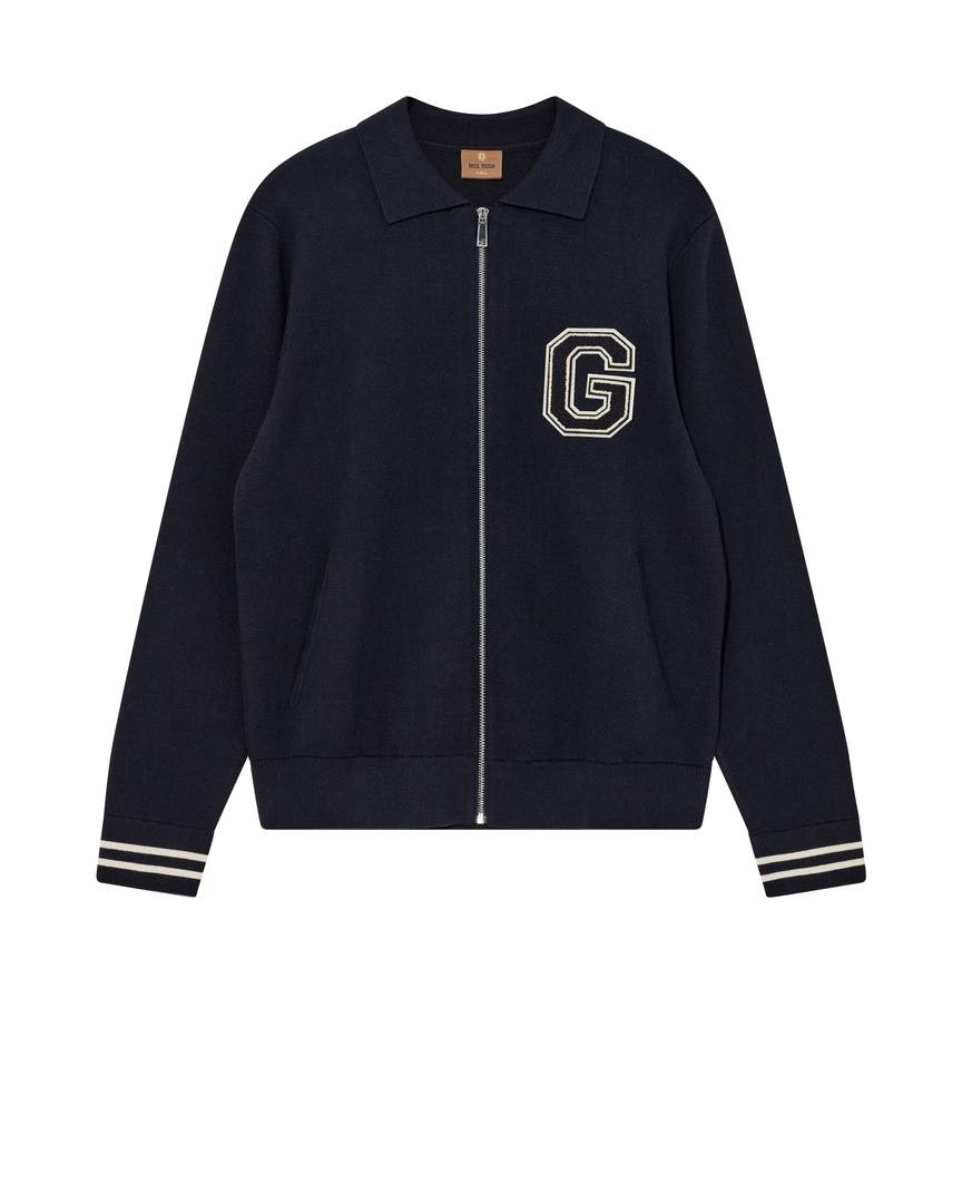 Mos Mosh Gallery - MMGBalm College Cardigan Knit (Salute Navy)