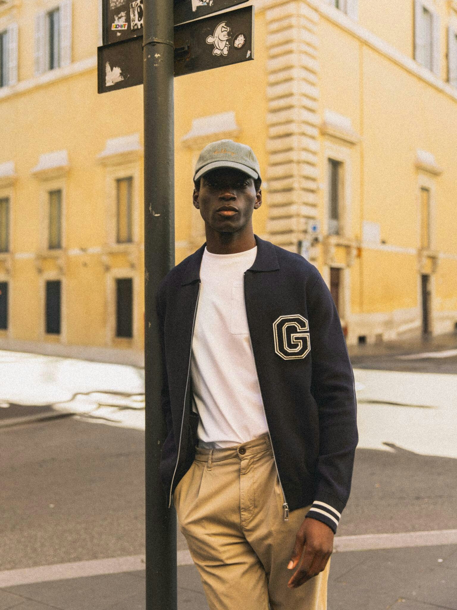 Mos Mosh Gallery - MMGBalm College Cardigan Knit (Salute Navy)