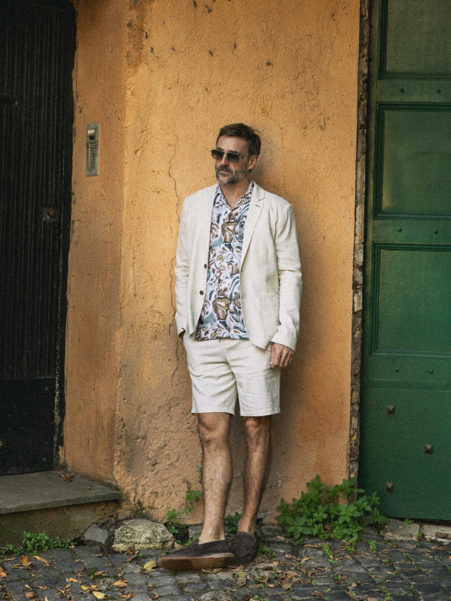 Mos Mosh Gallery - MMGWilliams Plage Blazer (Ecru Mel.)