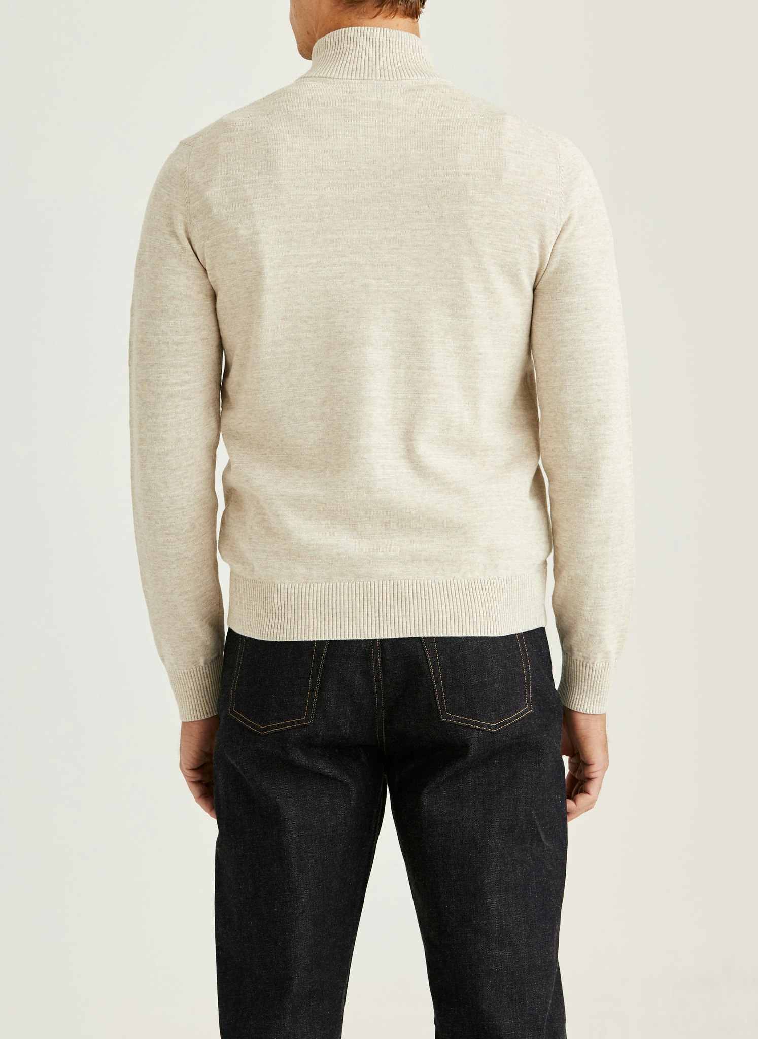 Morris - Randall Half Zip (Khaki)
