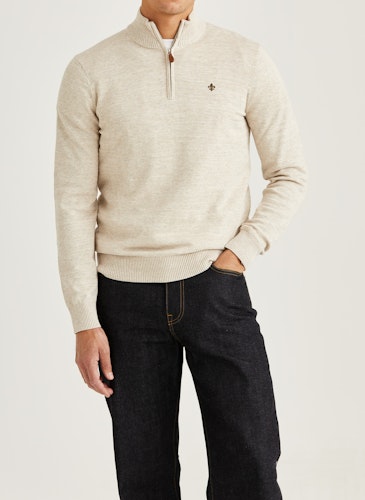 Morris - Randall Half Zip (Khaki)