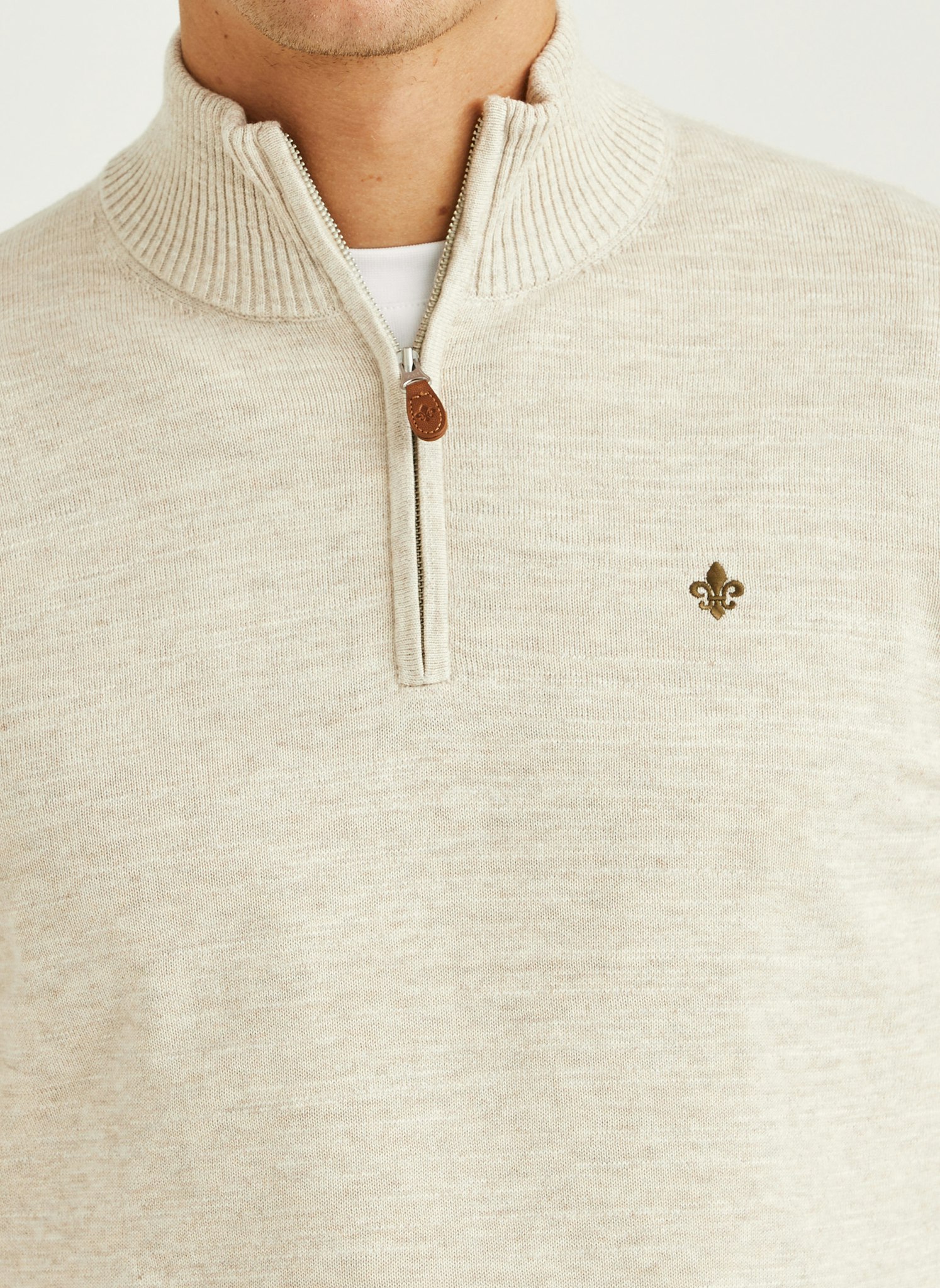 Morris - Randall Half Zip (Khaki)