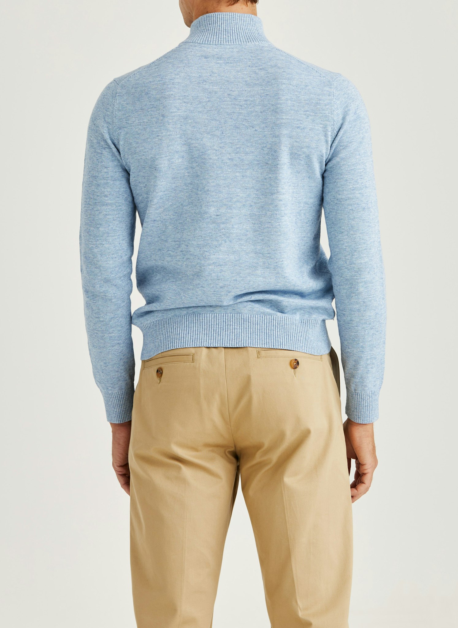 Morris - Randall Half Zip (Light Blue)