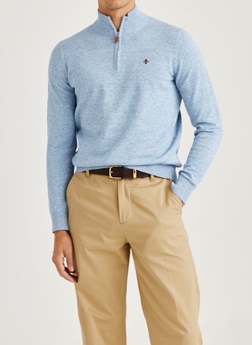 Morris - Randall Half Zip (Light Blue)