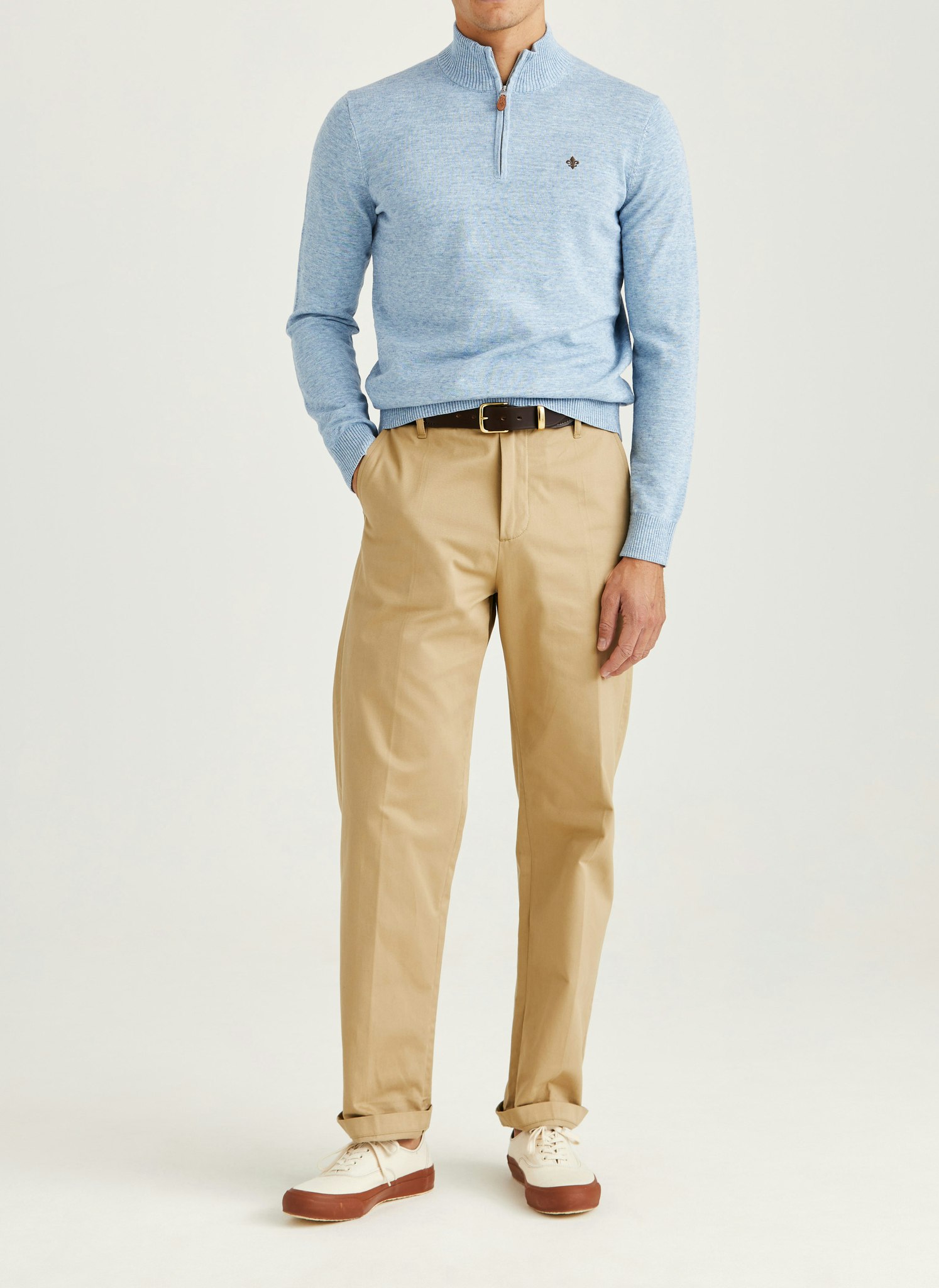 Morris - Randall Half Zip (Light Blue)