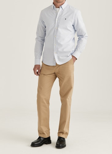 Morris - Oxford Striped BD Shirt (Light Blue)