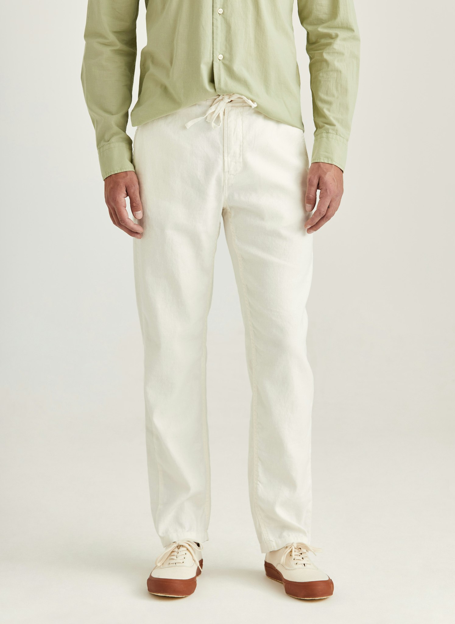 Morris - Fenix Linen Trousers (Offwhite 02)