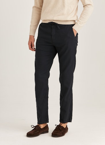 Morris - Fenix Linen Trousers (Blue)
