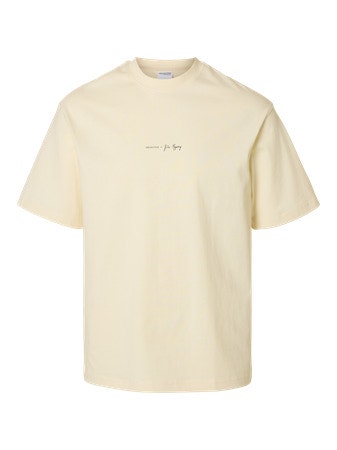 Selected Homme - SLHRELAXKAI PRINT ACCESSORIES SS O-NECK TEE (White)