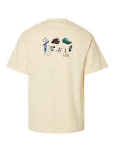 Selected Homme - SLHRELAXKAI PRINT ACCESSORIES SS O-NECK TEE (White)